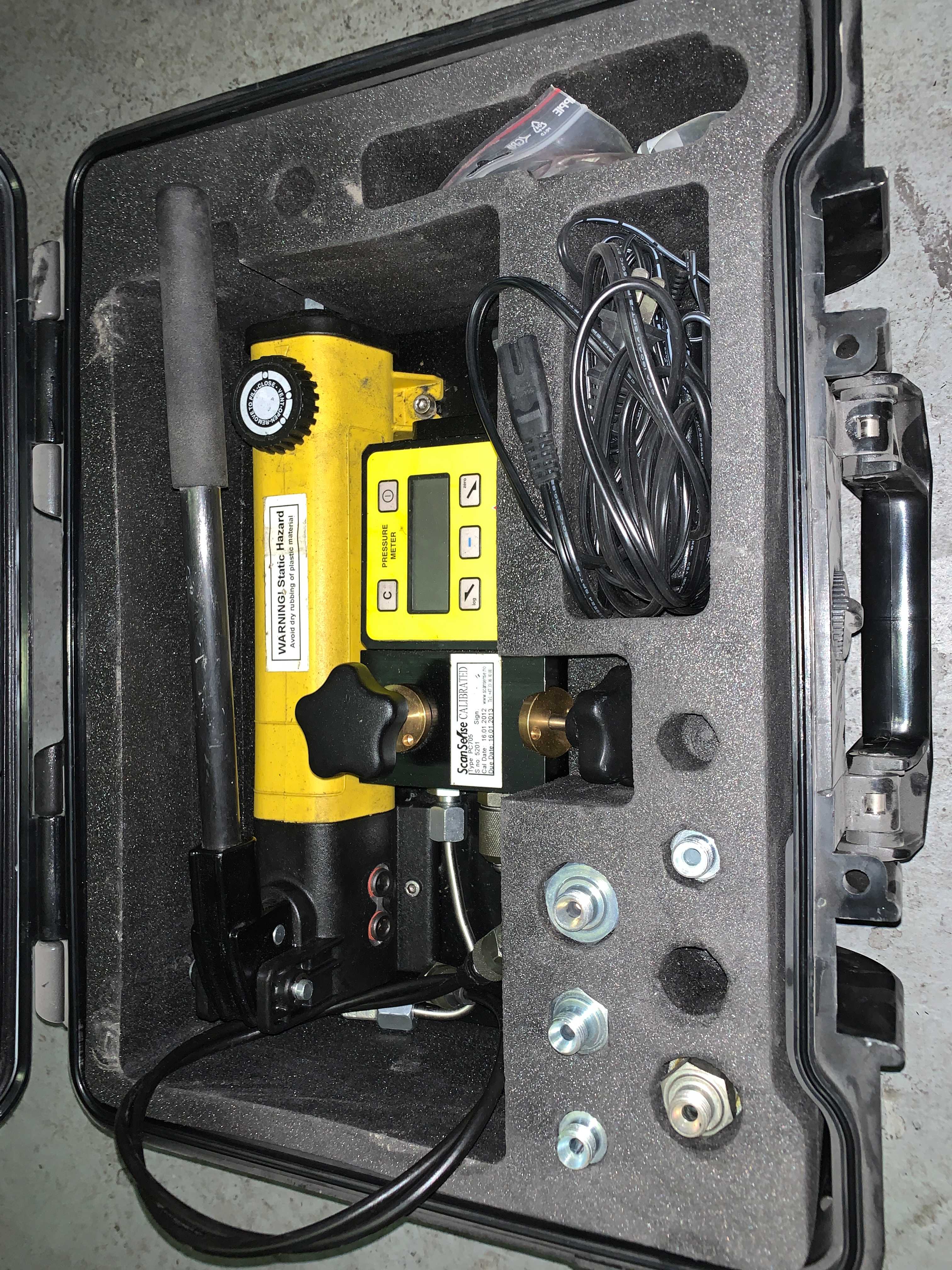PRESSURE CALIBRATOR - HYDRAULIC PARTS