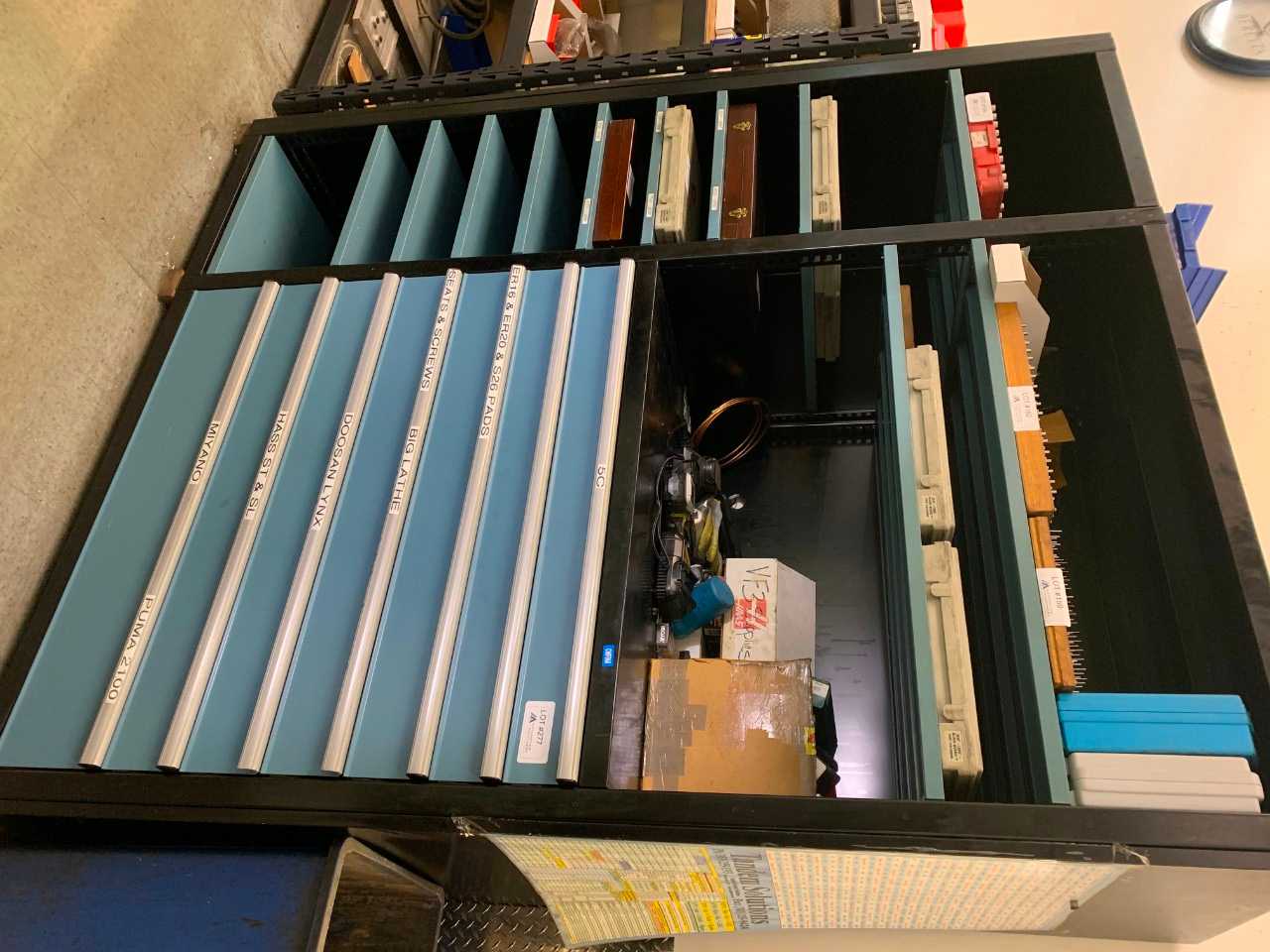 Lista 7 drawer Tool Box with Shelving System - TOOL STORAGE