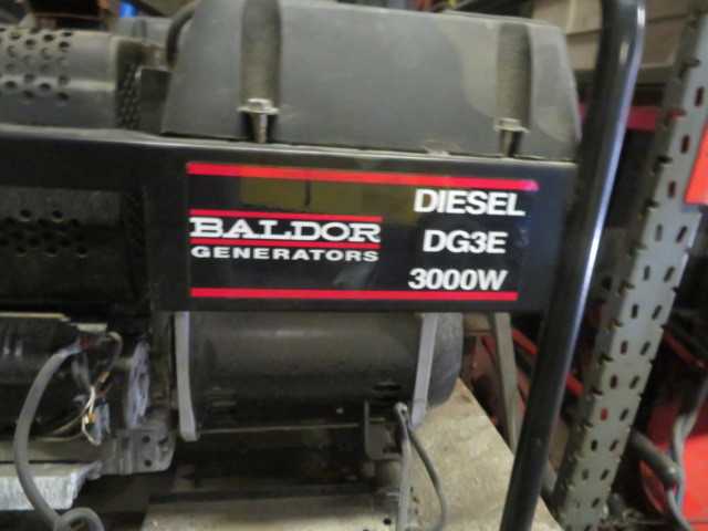 Baldor Diesel Generator Model DG 3E 3000 Watt - POWER GENERATORS