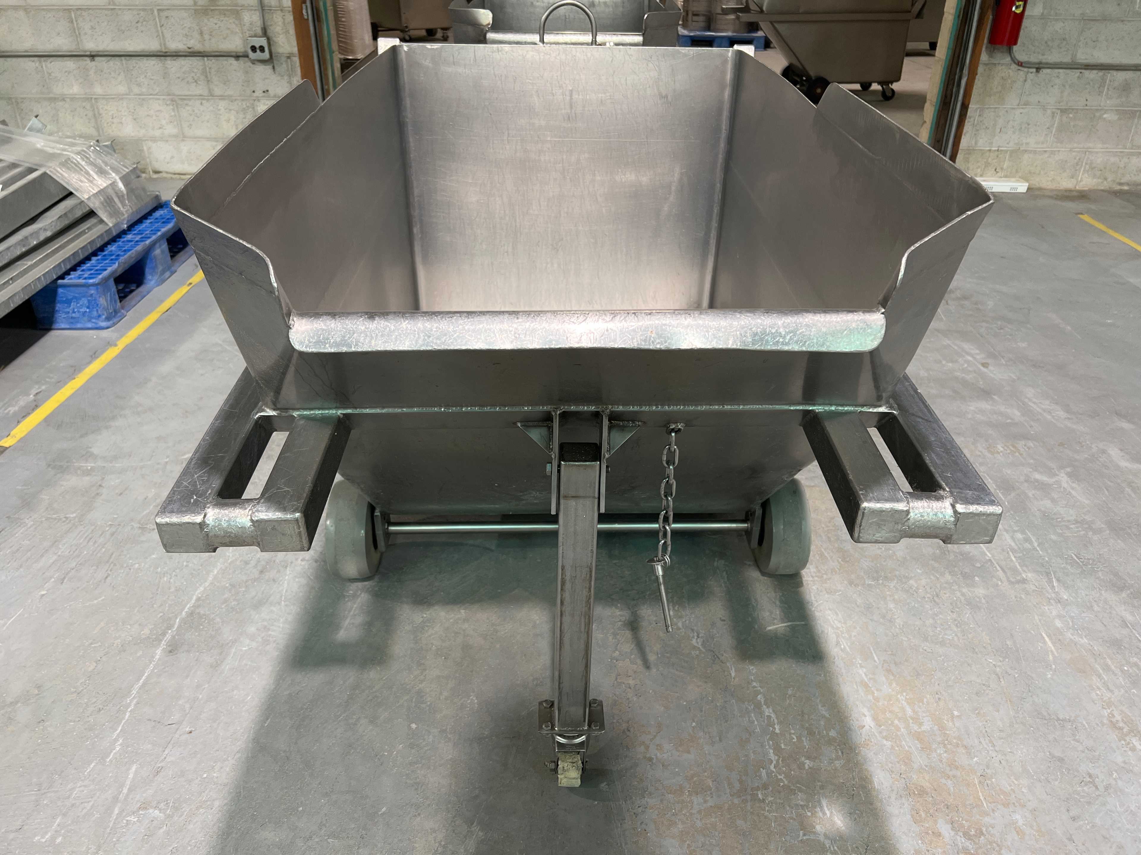 Stainless Steel Dump Cart Hopper