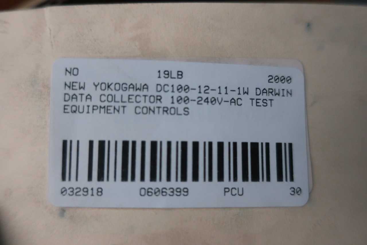 Yokogawa DC100-12-11-1W Darwin Data Collector - ELECTRICAL COMPONENTS