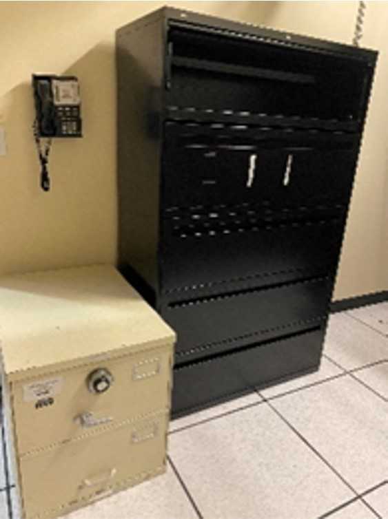 (1) 5-Drawer File Cabinet - TOOL STORAGE