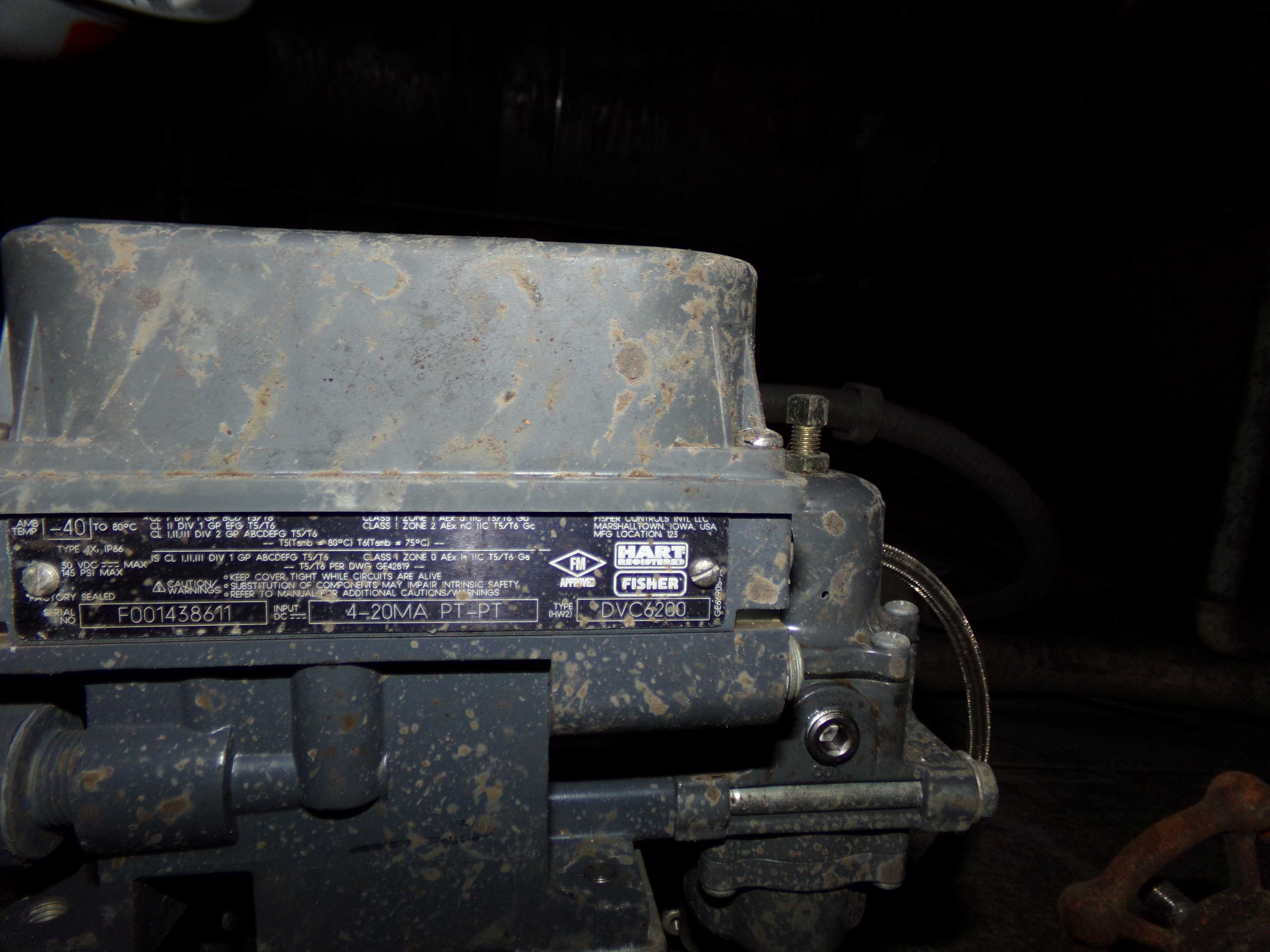 FISHER CONTROLS DVC6010 FIELDVUE POSITIONER - CONTROL VALVE