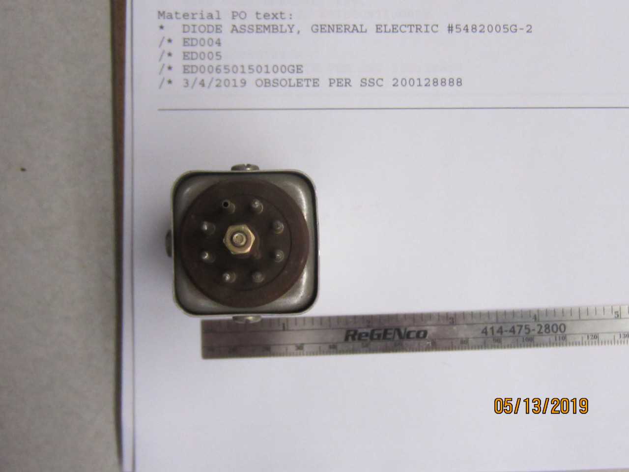 Lot of 2 Diode Assembly,Expansion Power Unit - ELECTRICAL COMPONENTS