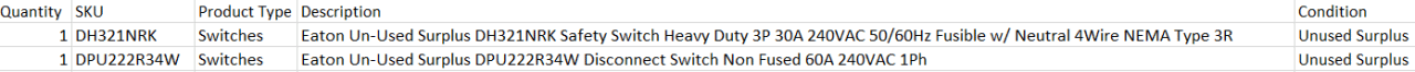 Quantity of 2x Assorted Switches - ELECTRICAL COMPONENTS Quantity of 2x Assorted Switches - ELECTRICAL COMPONENTS