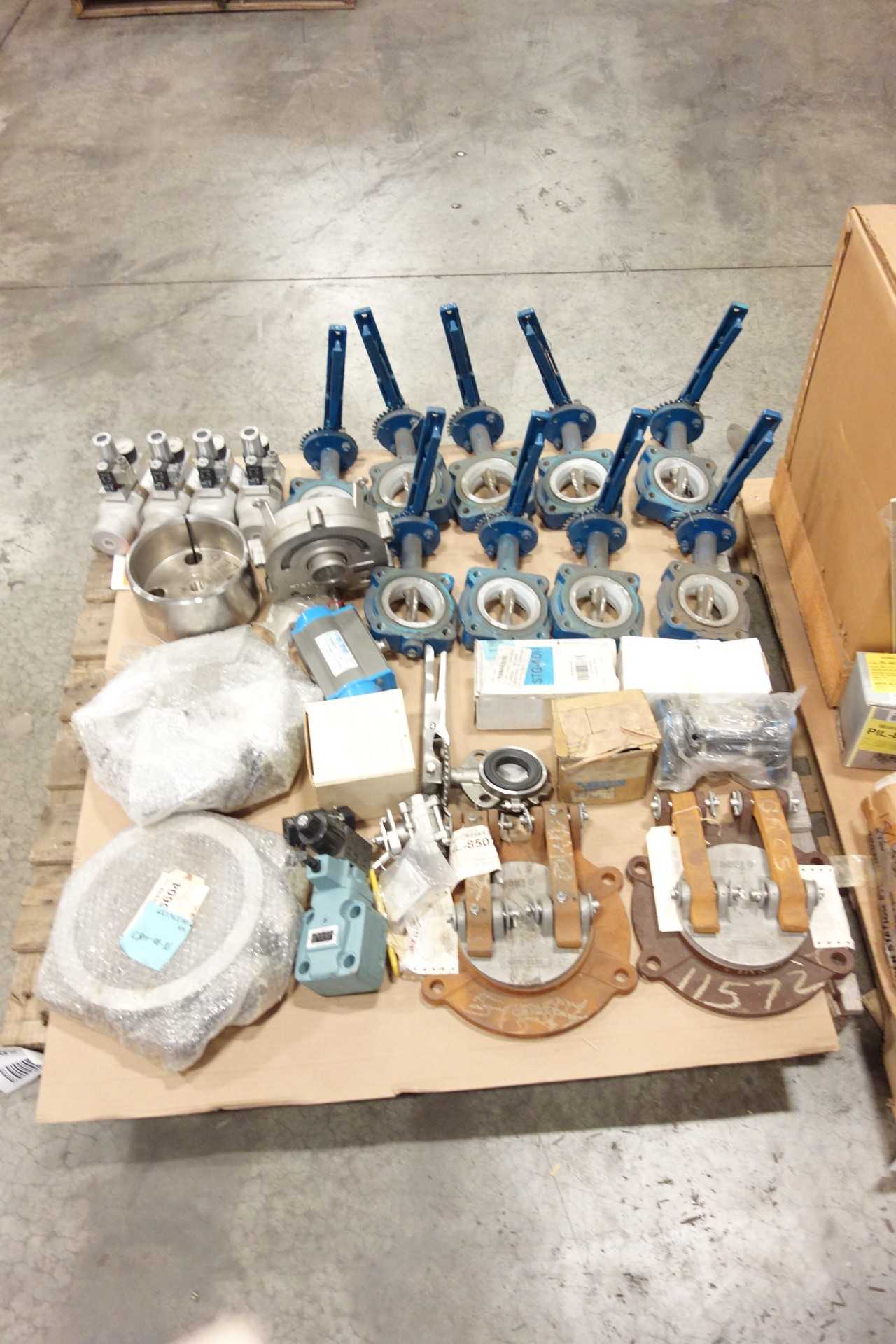 2 PALLETS OF ASSORTED VALVES AND VALVE ACCESSORIES - VALVES