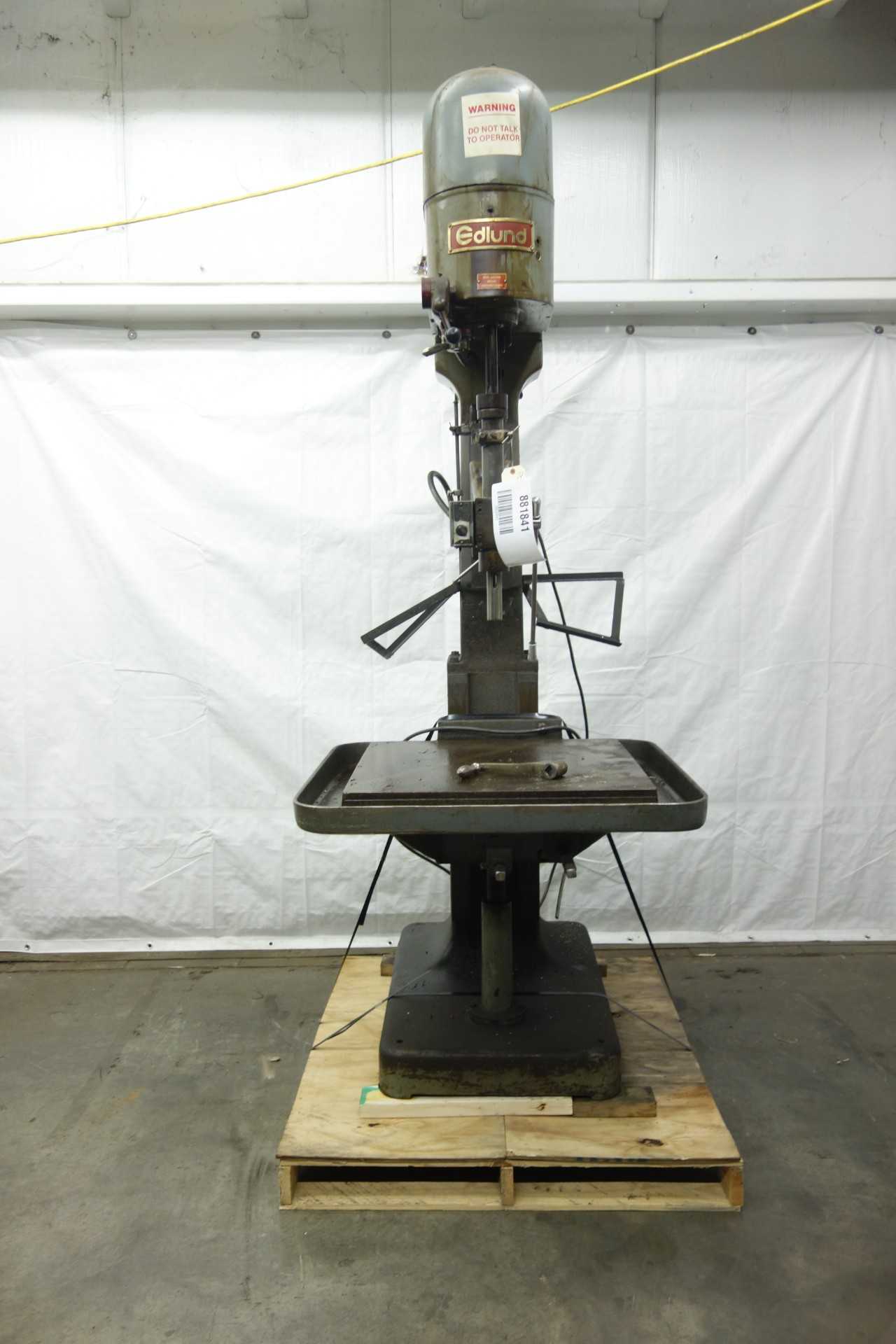 EDLUND 2F15 SINGLE SPINDLE VARIABLE SPEED DRILL PRESS - UPRIGHT DRILL PRESSES