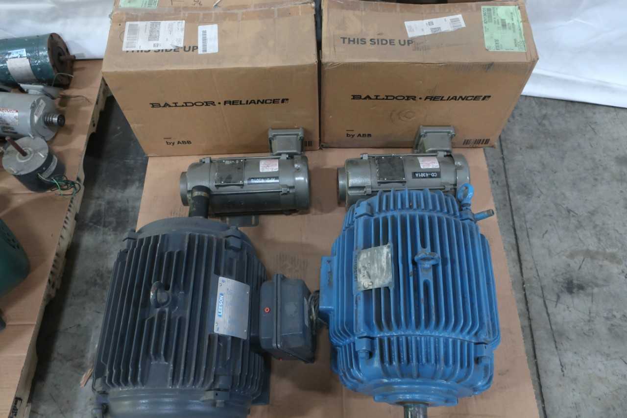 2 PALLETS OF ASSORTED ELECTRICAL MOTORS - ELECTRIC MOTORS