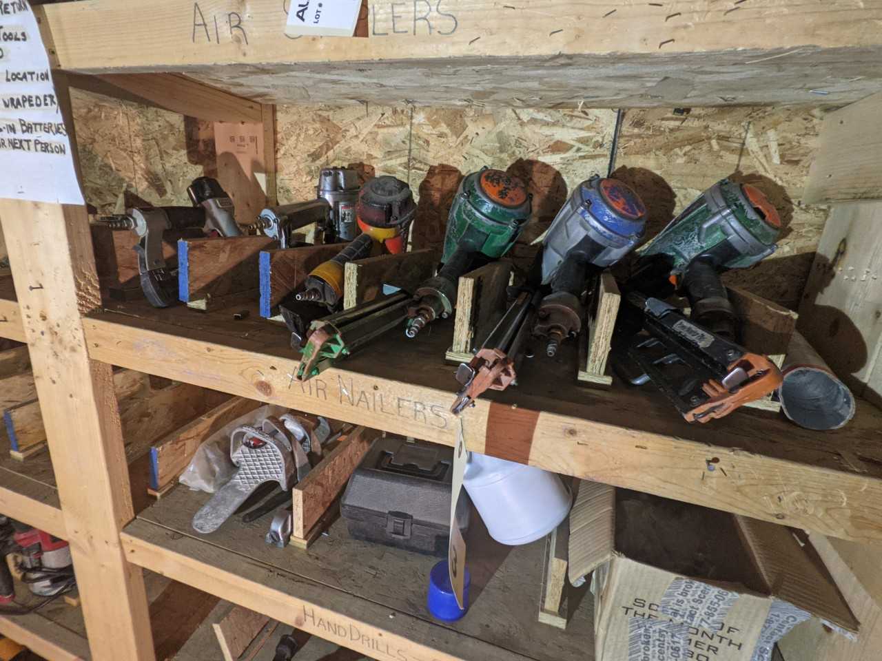 Lot of 4 framing nail gun - ELECTRIC POWER TOOLS