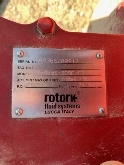 ROTORK Fluid Systems Pneumatic Actuator - VALVES