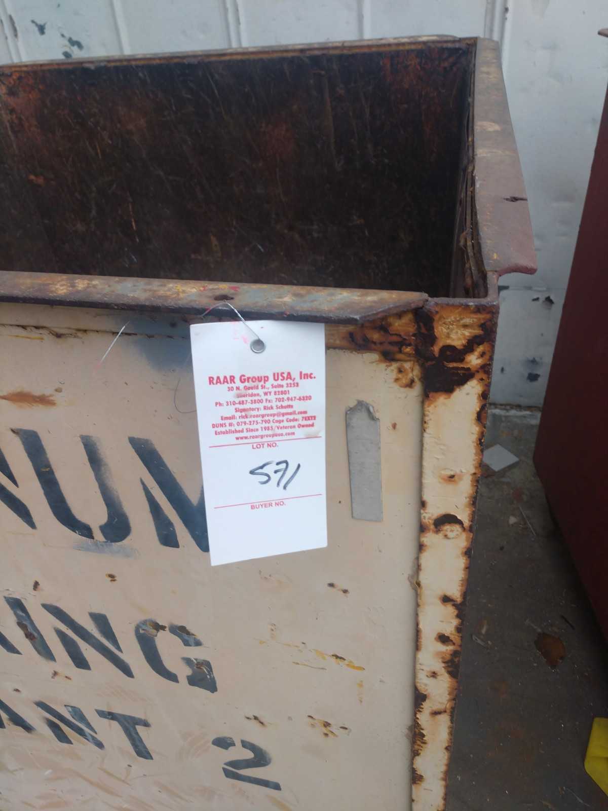 Scrap Bin on Wheels (2) lot - MISCELLANEOUS