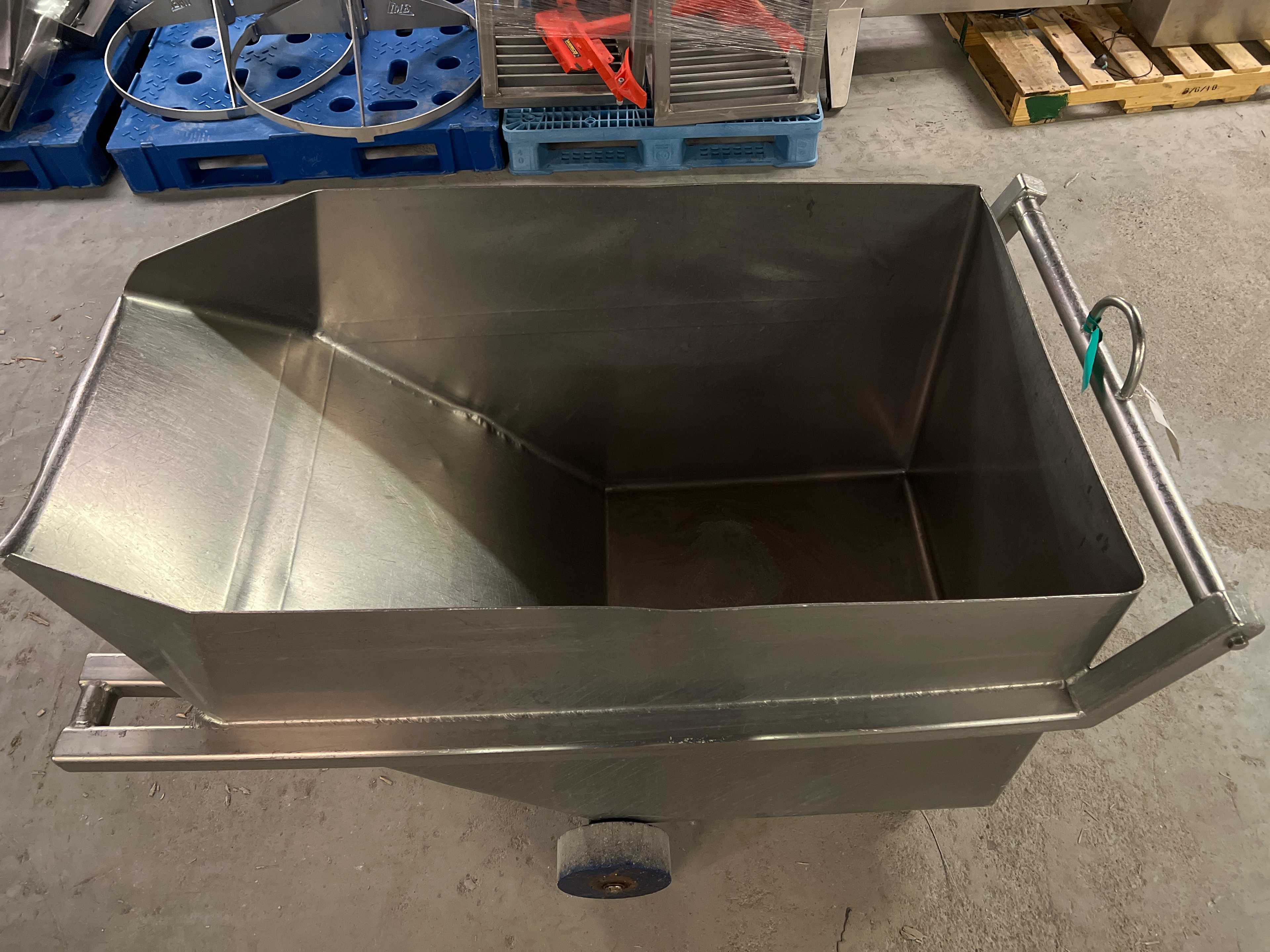 Stainless Steel Dump Cart Hopper