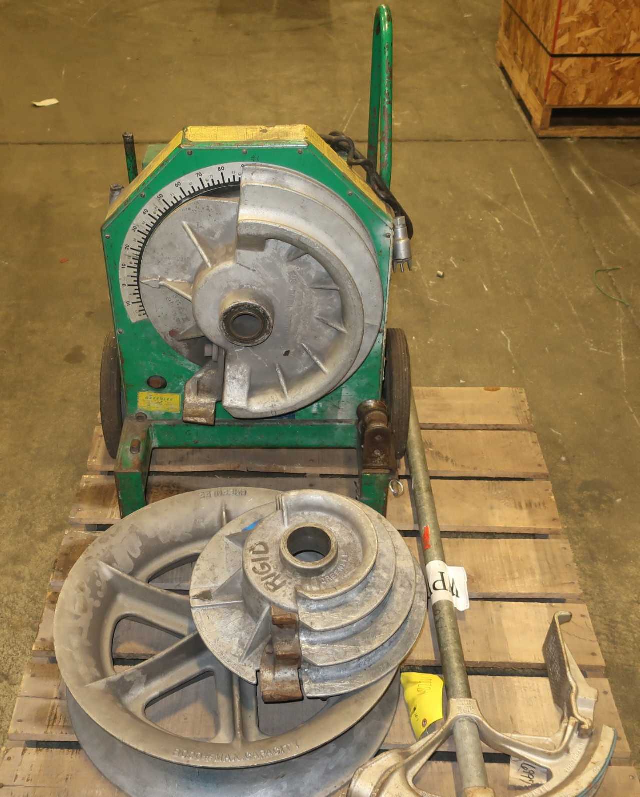 GREENLEE ELECTRIC PIPE BENDER WITH SPARE PARTS - ELECTRIC POWER TOOLS