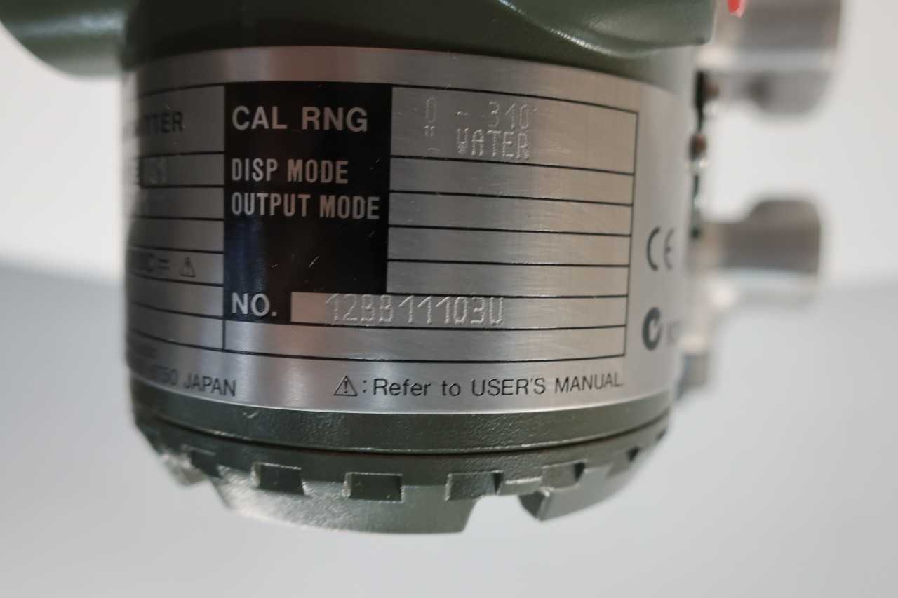 YOKOGAWA EJA130A-DMS3B-92NA/FF1/D1 PRESSURE TRANSMITTER - INSTRUMENTATION