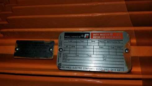 Lot of 2 Reliance 100hp Motors - ELECTRIC MOTORS
