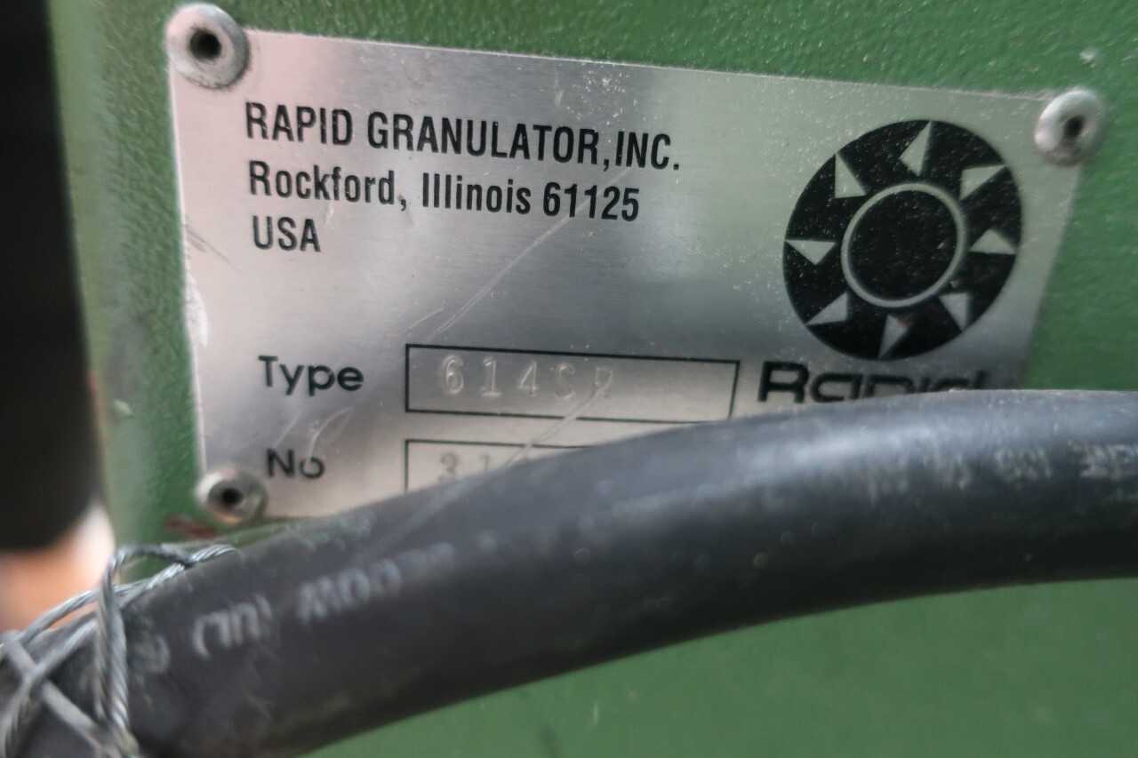 RAPID 614SR GRANULATOR GRANULATION MILL - MILLING MACHINES