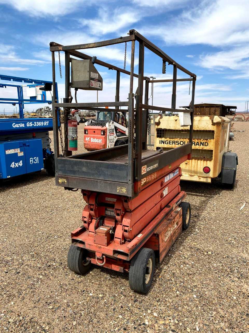 1988 Economy Wildcat SP-2133 1000LB Electric Scissor Lift - LIFT CART