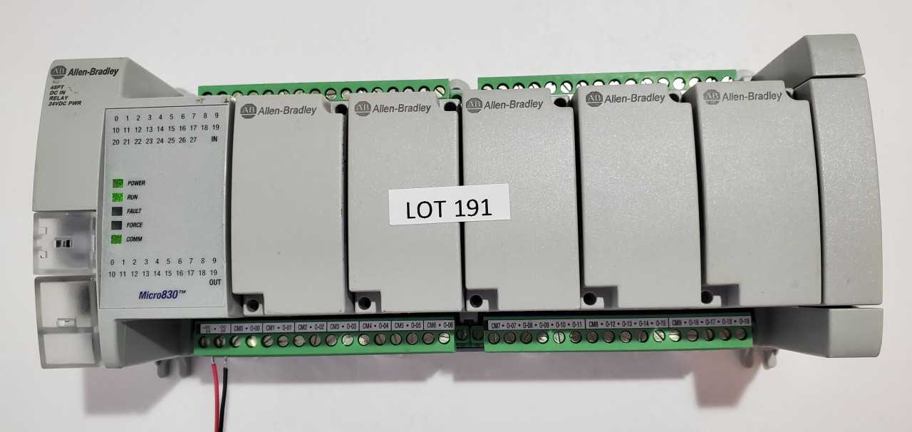 Allen Bradley Micro 830 2080-LC30-48QWB PLC - AUTOMATION & CONTROLS Allen Bradley Micro 830 2080-LC30-48QWB PLC - AUTOMATION & CONTROLS