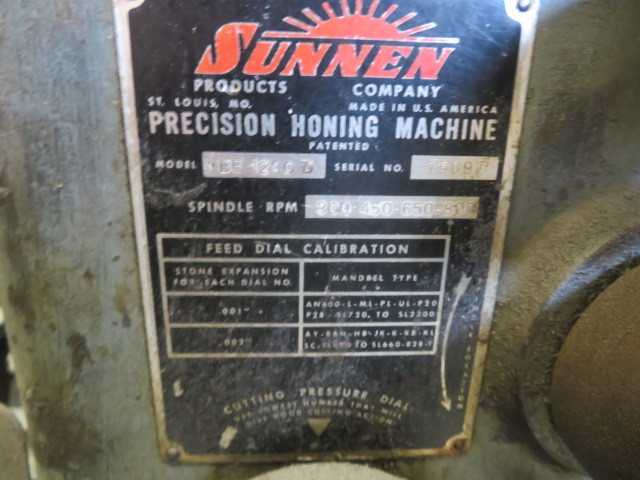 Sunnen Hone Model M35 1200 D - MACHINING ACCESSORIES & TOOLING