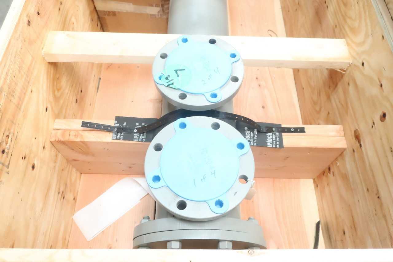 ITT 5 065 08 072 006 STEEL 4IN SHELL AND TUBE HEAT EXCHANGER