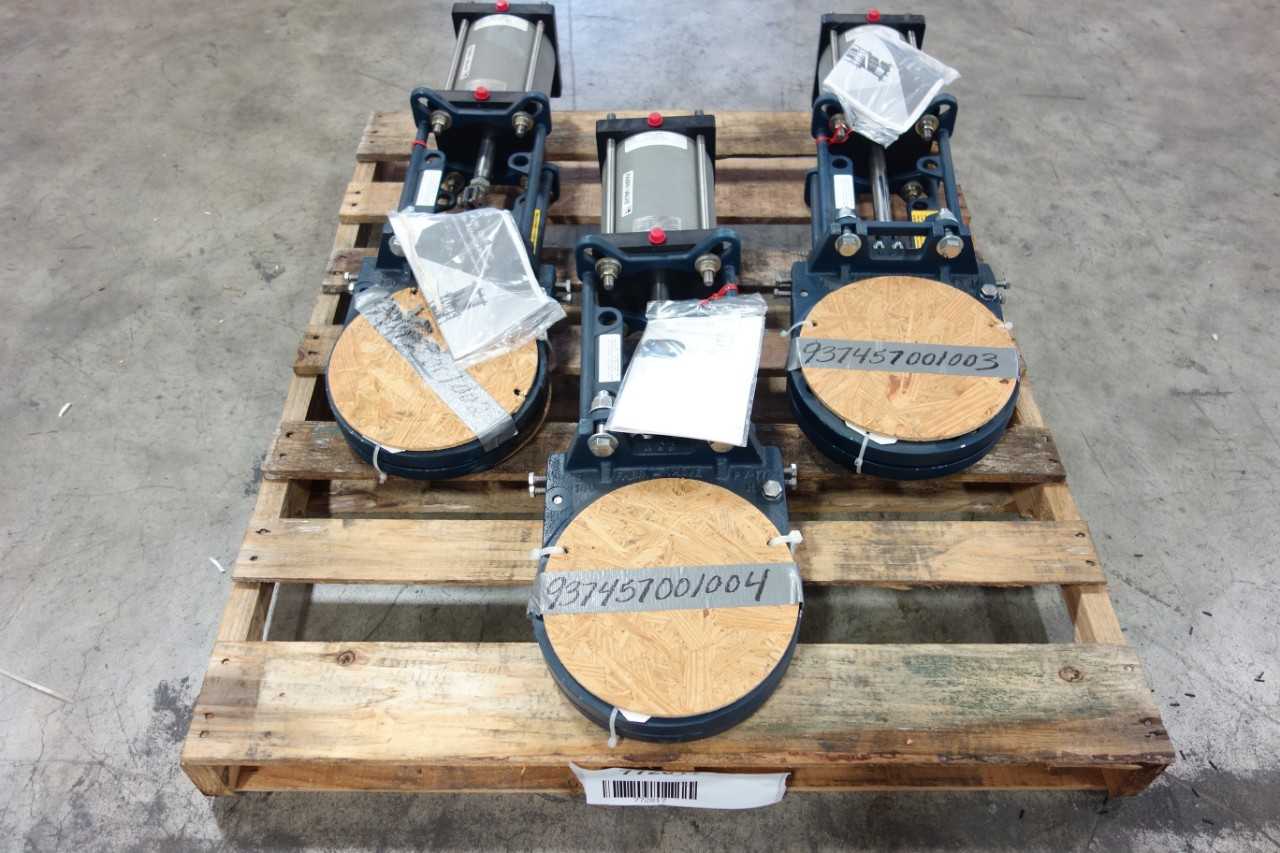 LOT OF FABRI-VALVE KNIFE GATE VALVE - KNIFE GATE VALVE