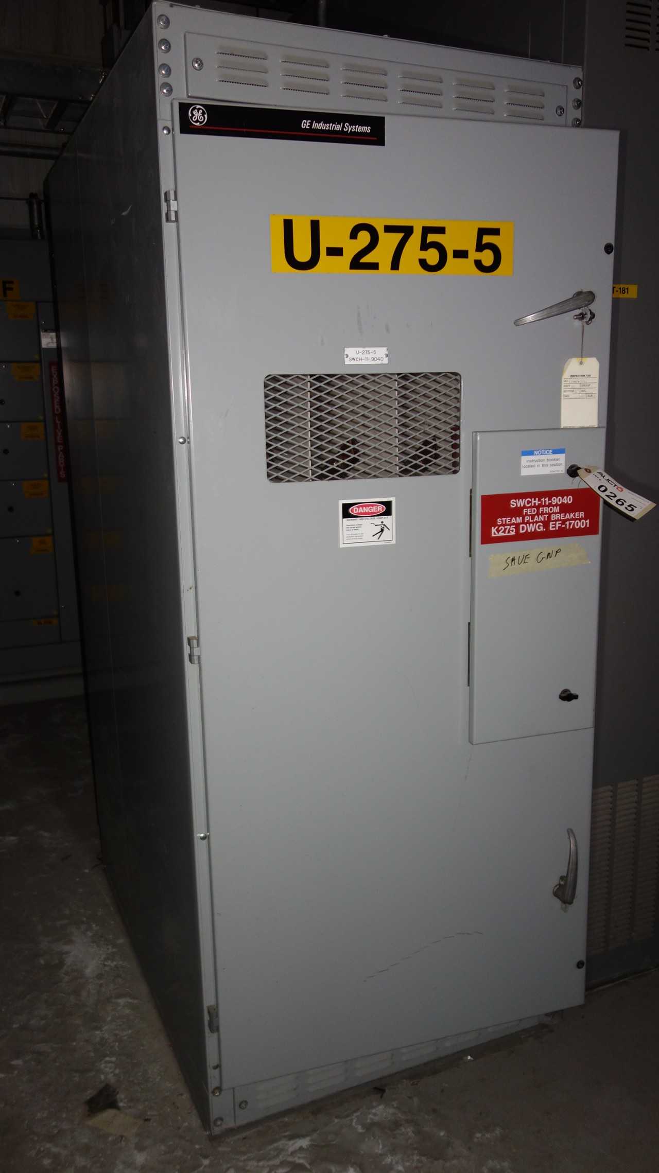 GE INDUSTRIAL MVS 15KV 600A LOAD INTERRUPTER SWITCH - ELECTRICAL COMPONENTS