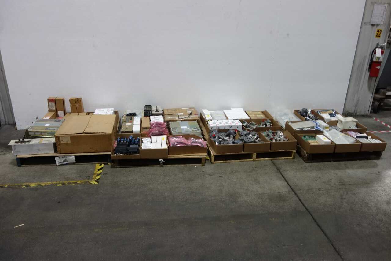 4 PALLETS OF ASSORTED AUTOMATION - INDUSTRIAL PARTS