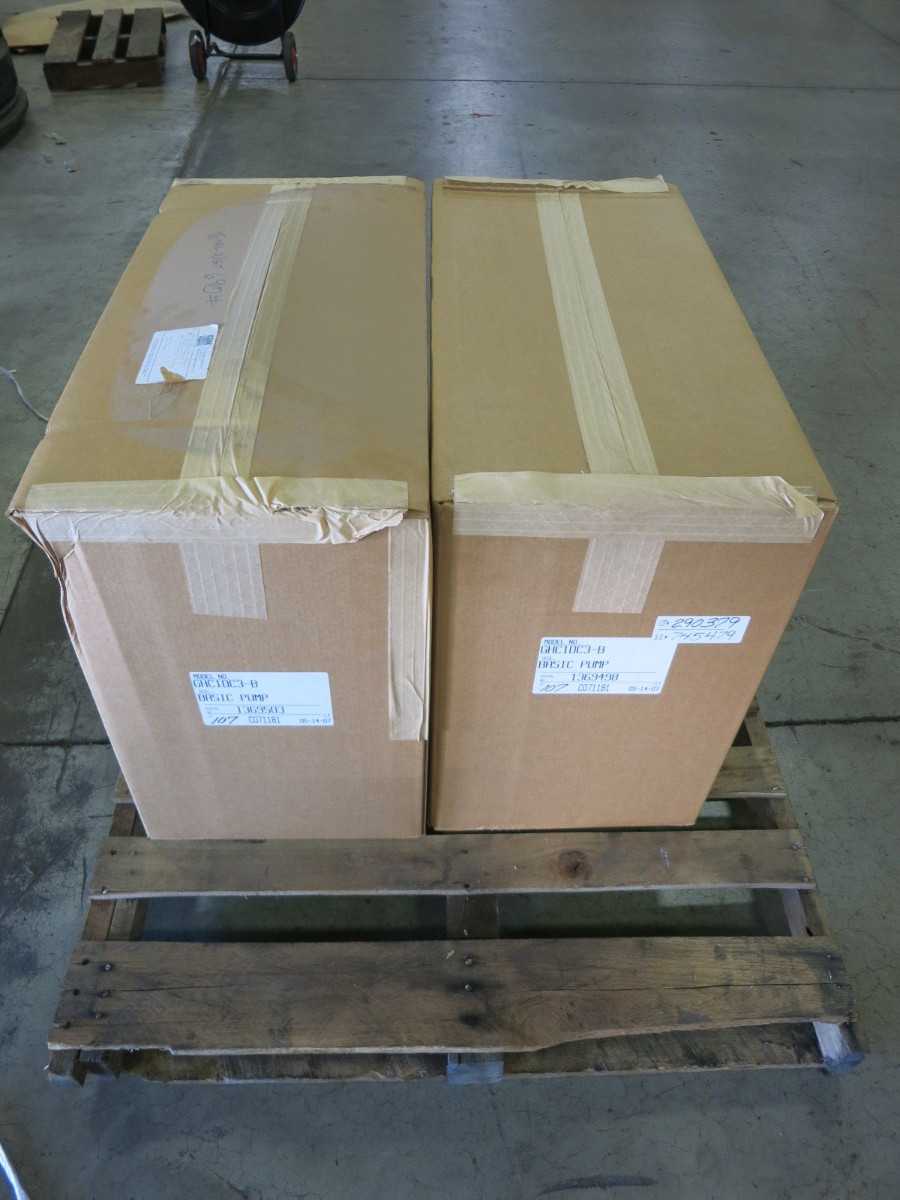 LOT OF 2 GORMAN-RUPP GHC1DC3-B POSITIVE DISPLACEMENT PUMP 1IN NPT - PUMPS