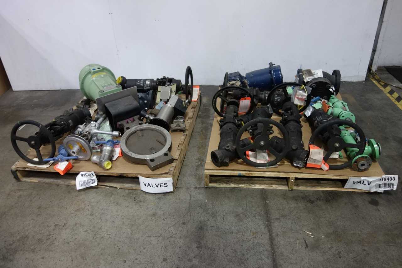 2 PALLETS OF ASSORTED VALVES - VALVES