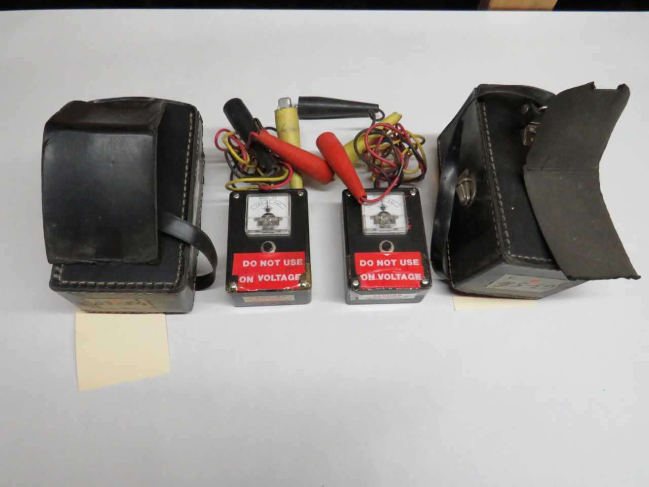 LOT OF 2 MOTOR ROTATION TESTER MODEL 50 - ELECTRIC POWER TOOLS