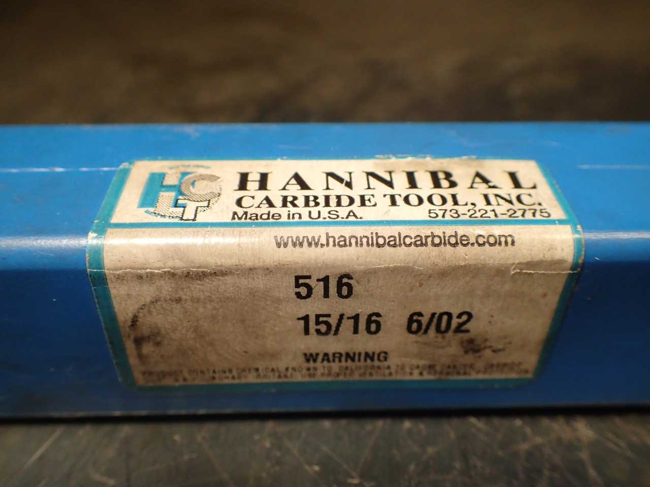 Hannibal Carbide 15/16" Carbide Tipped Counterbore: Morse Taper #2 Shank MT2 2MT - MACHINE TOOLING