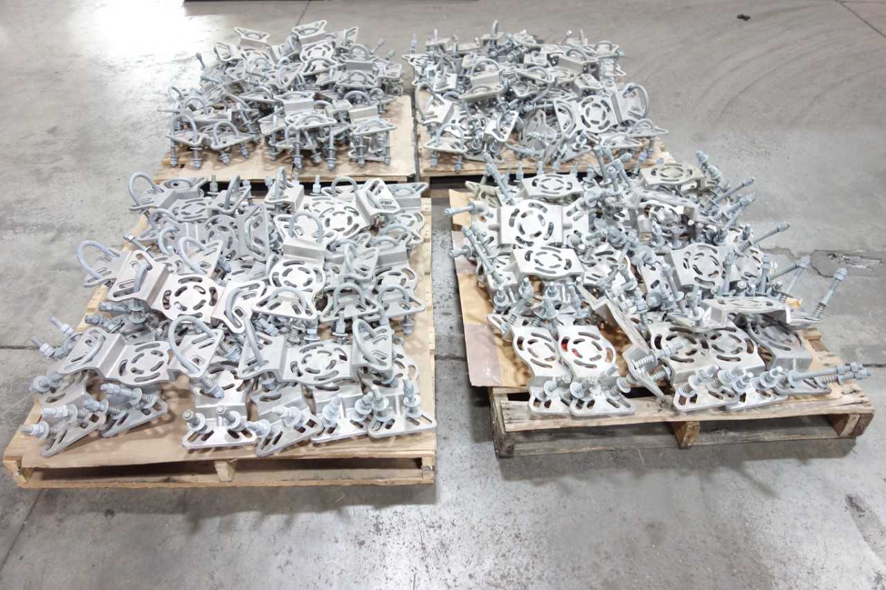 4 PALLETS OF ASSORTED TE CONNECTIVITY BRACKETS - INDUSTRIAL PARTS