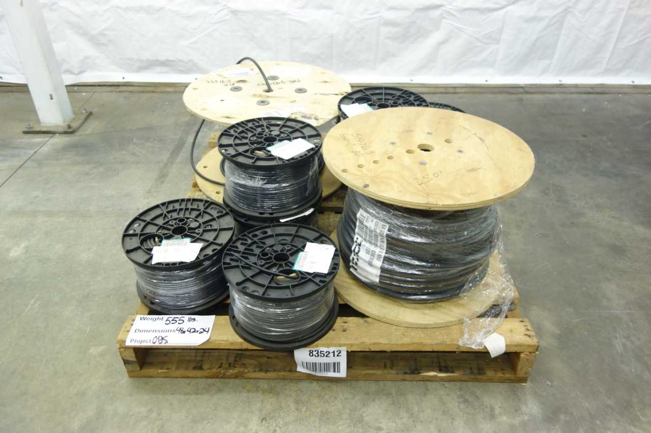 PALLET OF INSULATED WIRE - ELECTRICAL COMPONENTS