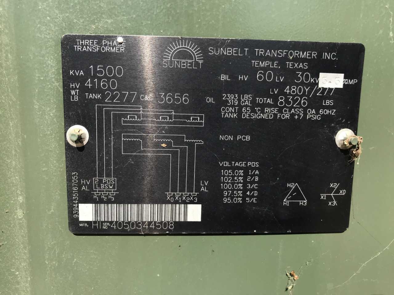 Sunbelt Transformer inc. - CONTROL TRANSFORMERS