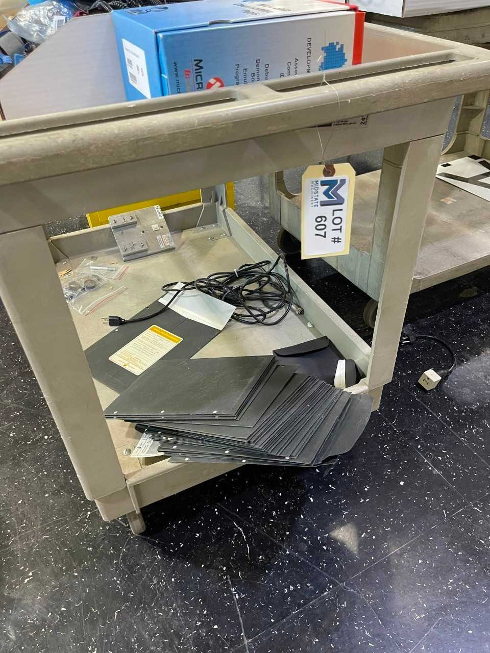Plastic Rolling Cart No Contents - ROLLING CARTS