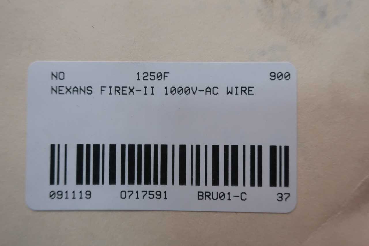 NEXANS 550392 FIREX-II 500KCMIL TECK90 XLPE 1/C 480FT 1000V-AC WIRE - ELECTRICAL COMPONENTS