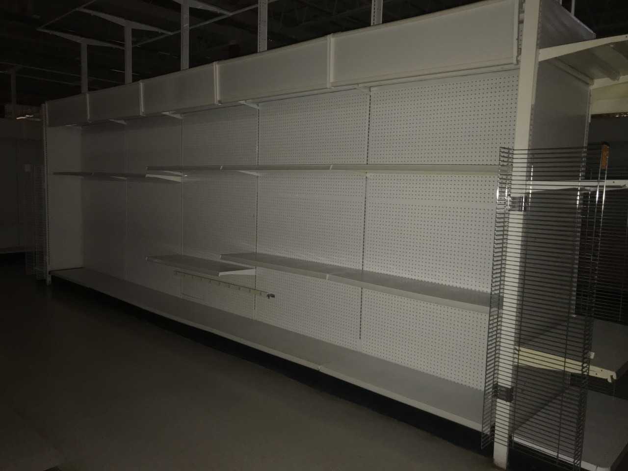 LOT OF STORE SHEVLING UNITS - TOOL STORAGE