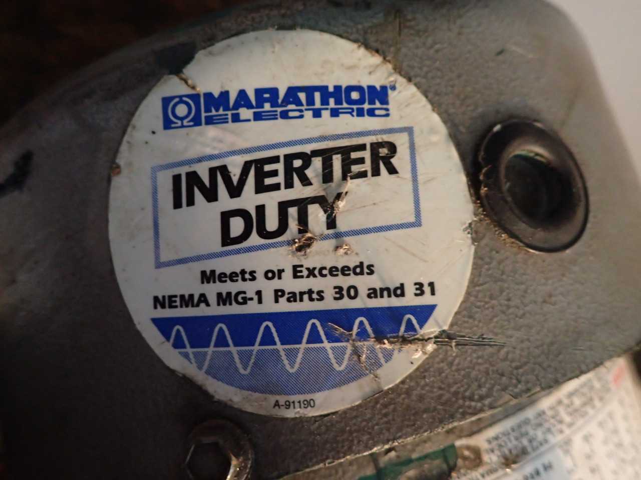 Marathon C386 5-HP Electric Motor: 1745 RPM, 230/460V, 3-Phase Frame, 184TC - ELECTRIC MOTORS