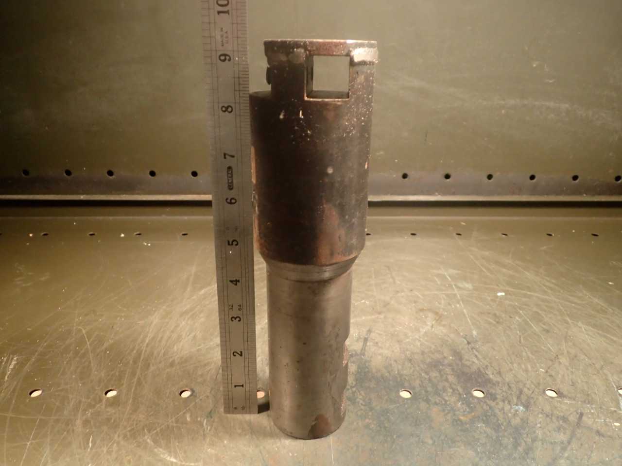 2-1/2" 85-degree Mill Fly Cutter: 2" Shank for 3/4" Tool Steel Bits, 9-1/4" OAL - MACHINING ACCESSORIES & TOOLING