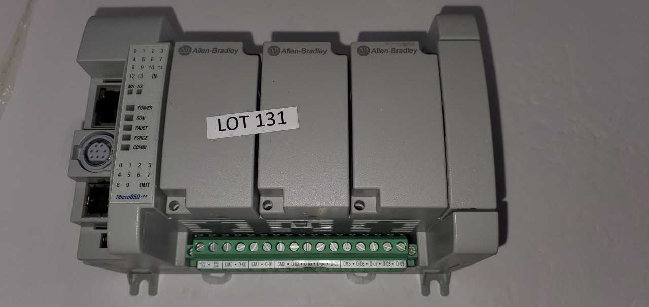 Allen Bradley Micro 850 2080-LC50-24QWB PLC - AUTOMATION & CONTROLS