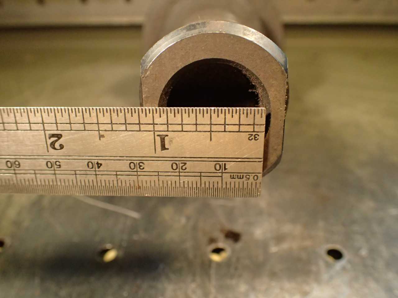 Nikken CAT50-SCA25 1" Dia 1-1/4" Long Horizontal Mill Arbor: CAT-50 Taper Shank - MACHINING ACCESSORIES & TOOLING