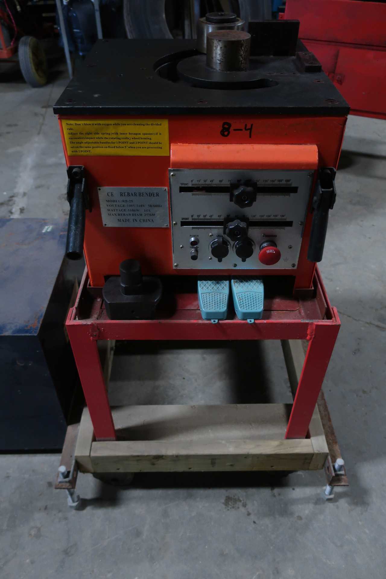 CE EB-25 ELECTRIC REBAR BENDER 1600W 100/110V-AC - ELECTRIC POWER TOOLS