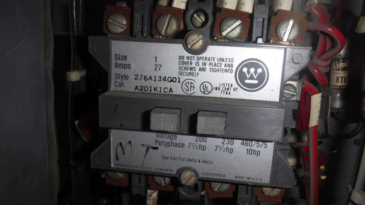 Lot of 10 HP Size 1  Combination Starter Buckets - MOTOR STARTERS