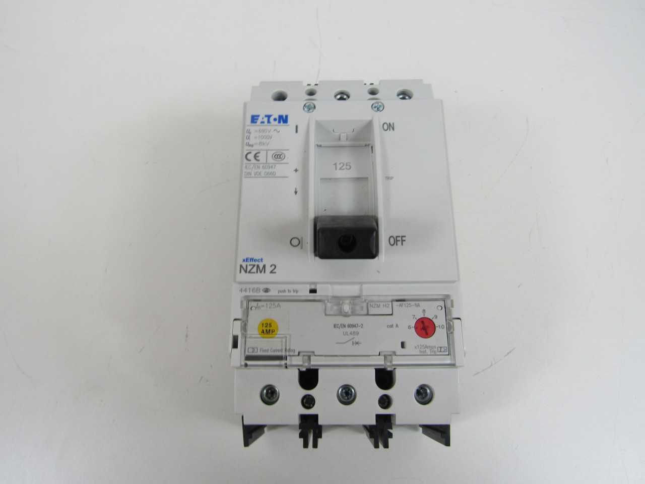 Lot of Quantity 1x NZMH2-AF125-BT-NA MCCB - INDUSTRIAL PARTS