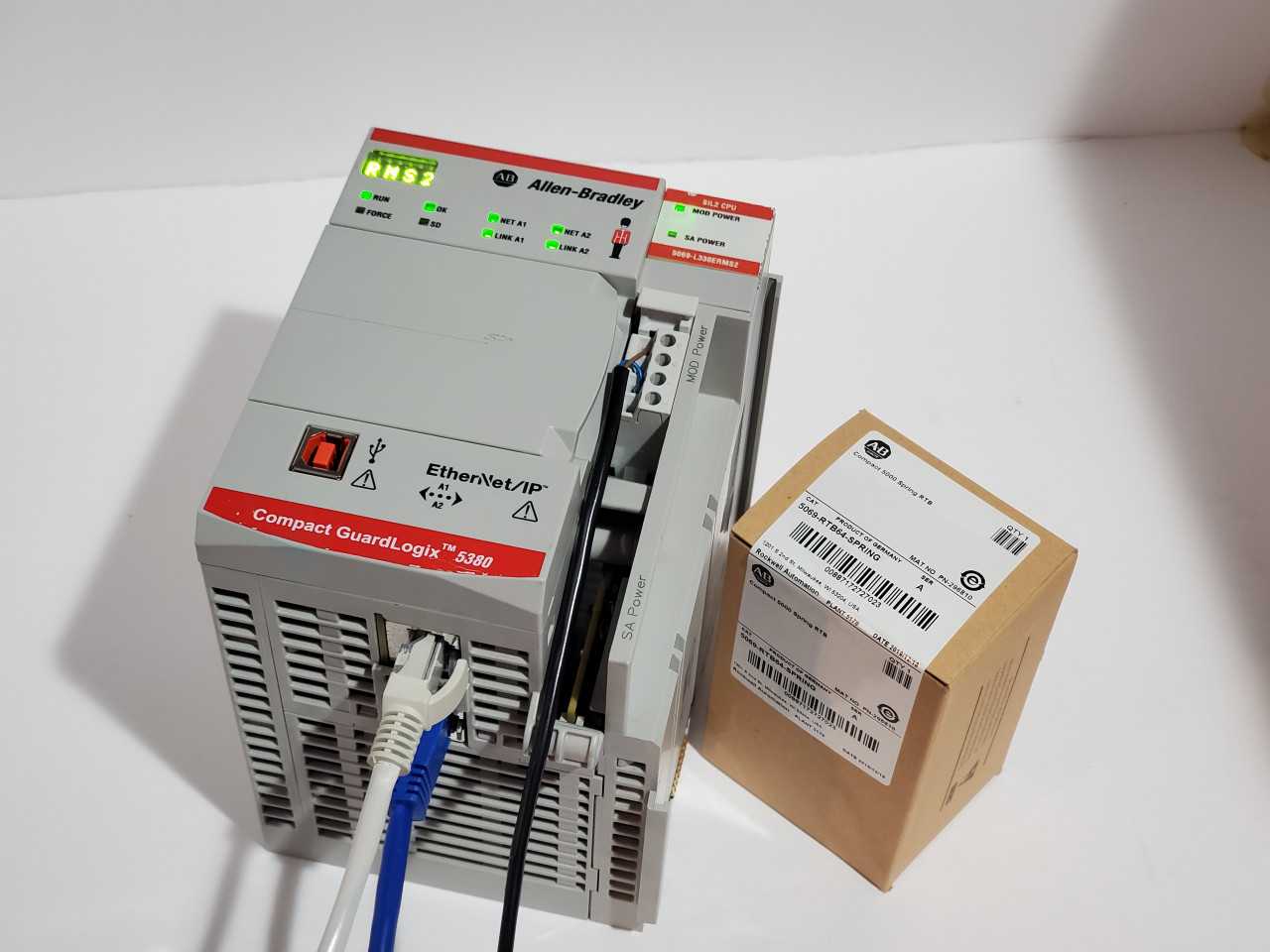 Allen Bradley CompactLogix 5069-L330ERMS2 Plus Brand new 5069-RTB64 Spring - AUTOMATION & CONTROLS