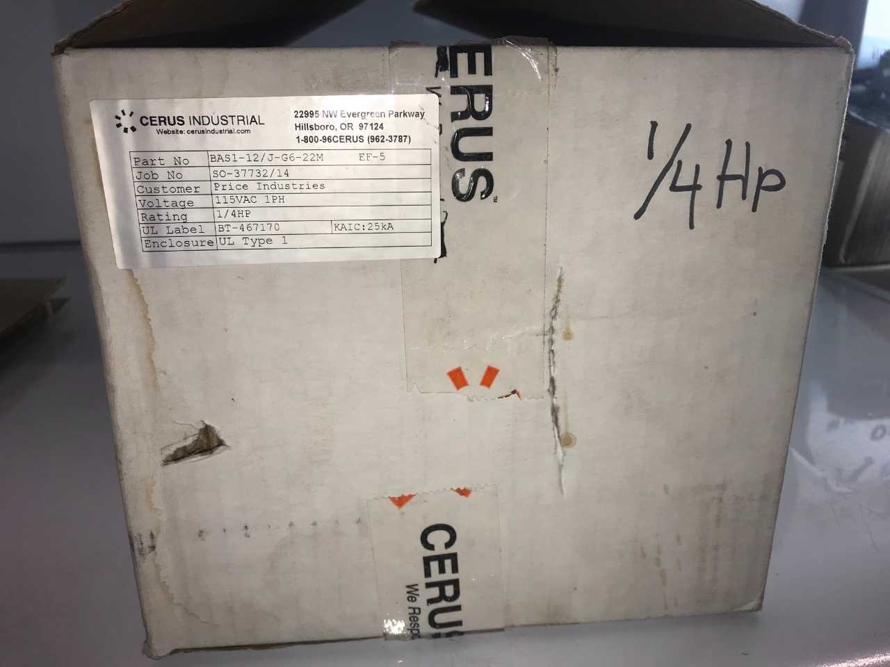 Cerus Industrial BAS1-12/JG6-22M Standard Smart Starter (QTY1) - MISCELLANEOUS