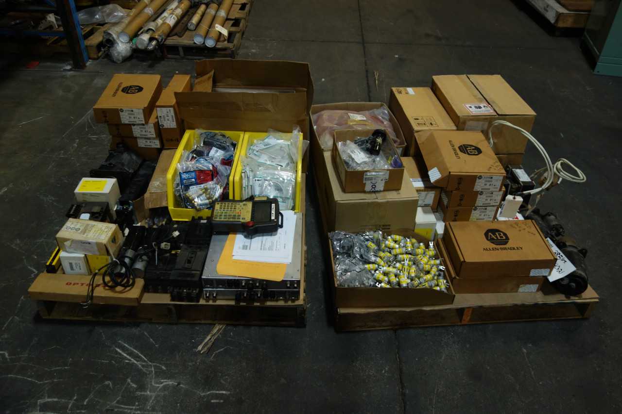2 PALLETS OF ASSORTED ELECTRICAL - ELECTRICAL COMPONENTS