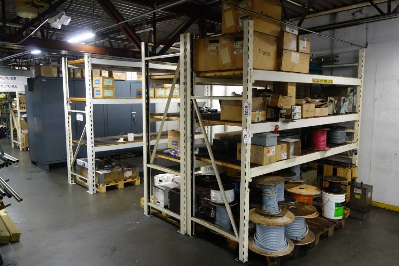 3x sections of pallet racking - PALLET RACKING