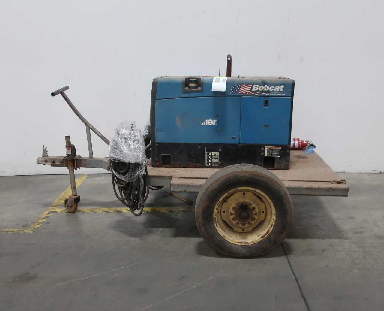 MILLER BOBCAT 250 CC/CV, AC/DC WELDER/GENERATOR, TRAILER INCLUDED - WELDING EQUIPMENT