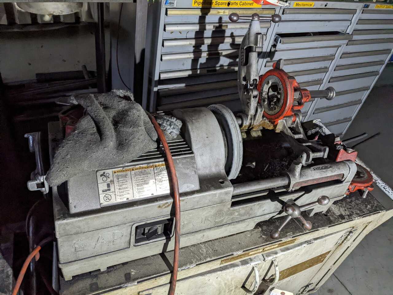 RIGID 535 PORTABLE PIPE MACHINE - MACHINING ACCESSORIES & TOOLING